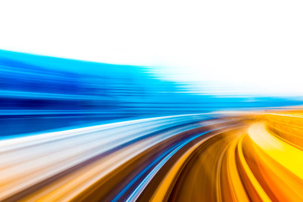 istock Speed motion in urban highway road tunnel 923757328