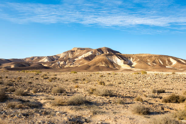 istock Desert mountain ridge cliffs, south Israel landscape. 923764740