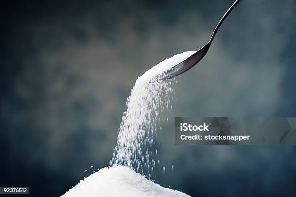 Sugar Stock Photo - Download Image Now - Sugar - Food, Spoon, Crystal