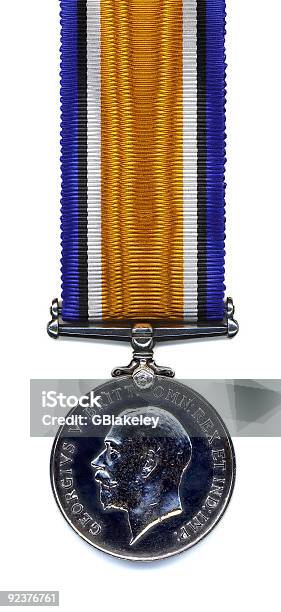 British War Medal 1914 18 Stock Photo - Download Image Now - 1914, 1918, Award