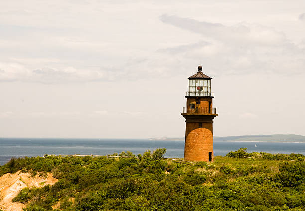 Aquinnah (Gay Head) Lighthouse stock photo