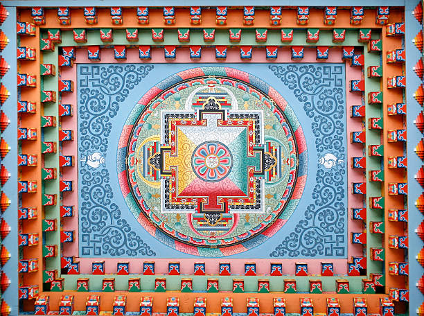 mandala - tibet foto e immagini stock