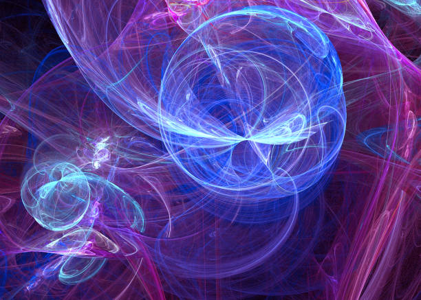 istock Abstract illustration of a fractal pattern on black background 923772270