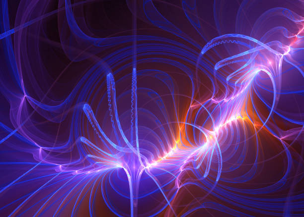 istock Abstract illustration of a fractal pattern on black background 923772336