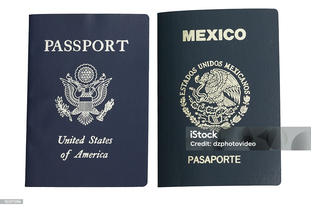 Two Passports  Color Image Stock Photo