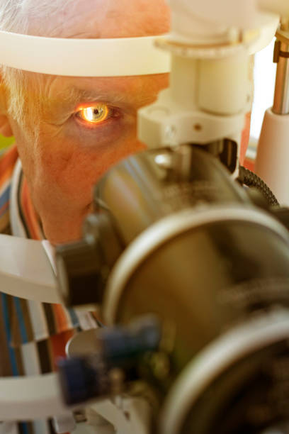 istock Close-Up Of Man Checking Eyes 923783702