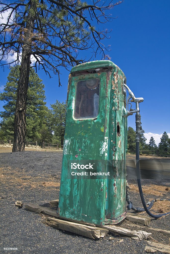 Alten gas pump - Lizenzfrei Albuquerque Stock-Foto