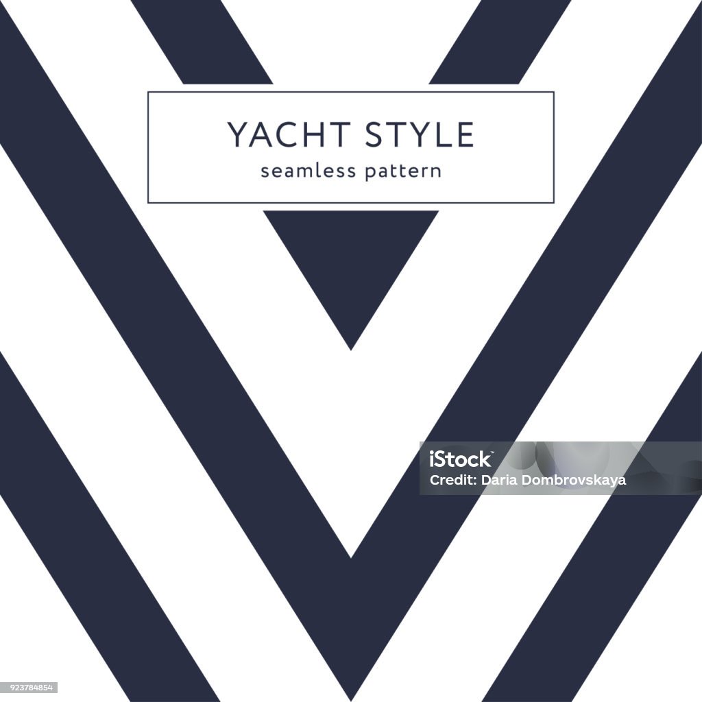 Simple zigzag seamless pattern Simple zigzag seamless pattern. Yacht style design. Striped texture background. Template for prints, wrapping paper, fabrics, covers, flyers, banners, posters and placards. Vector illustration. Nautical Vessel stock vector