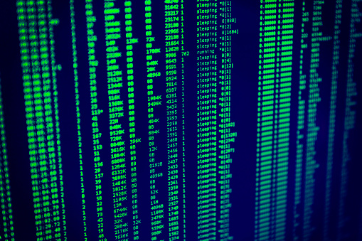 Complex Computing Code Complex Computer Algorithm Stock Photo - Download Image Now - List ...