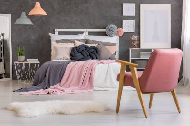 istock Armchair in bedroom 923793124