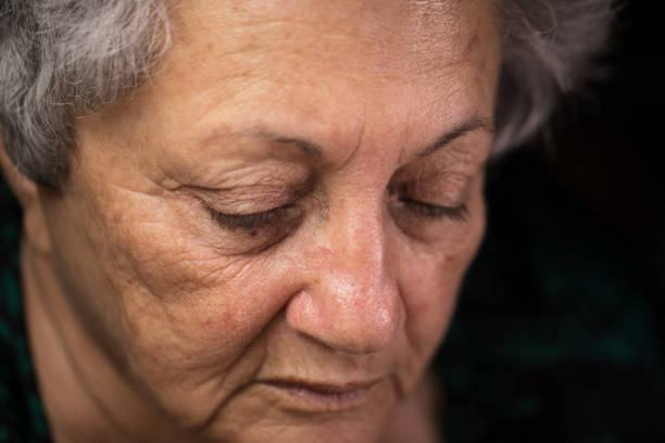 istock Senior woman face 923802718