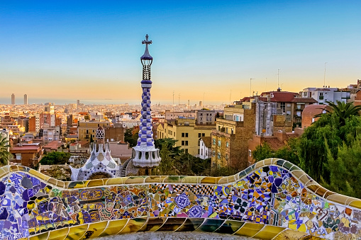 Famous Casa Batllo in Barcelona, designed by Antonio Gaudi. Barcelona, Spain. Casa Batlló.