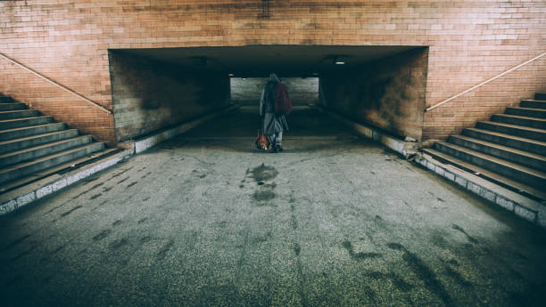 istock Homeless street performer leaving 923818590