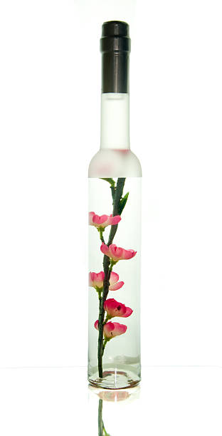 istock Bottle of Bath Oil with Flower Inside 92382315