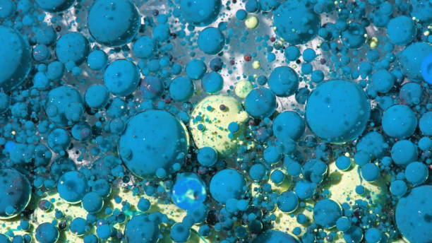 istock Bright Collors Bubbles Slow Motion Oil Ink 923826920