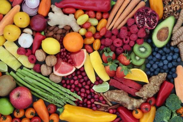 istock Fruit and Vegetable Health Food Background 923835190