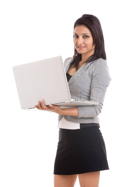 istock Pretty young business women working with laptop 923835234