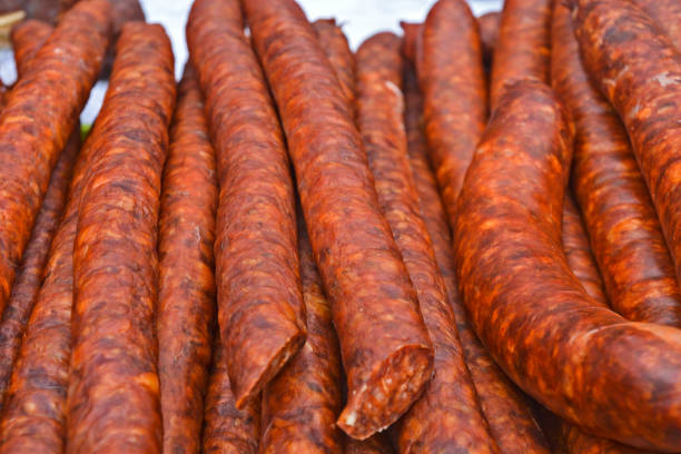 istock Freshly and dried produce sausages 923840060