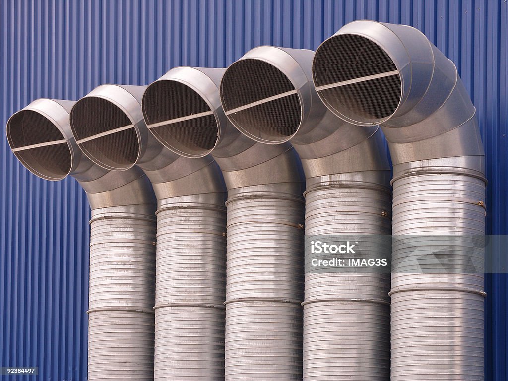 Вентиляционные трубы - Стоковые фото Без людей роялти-фри