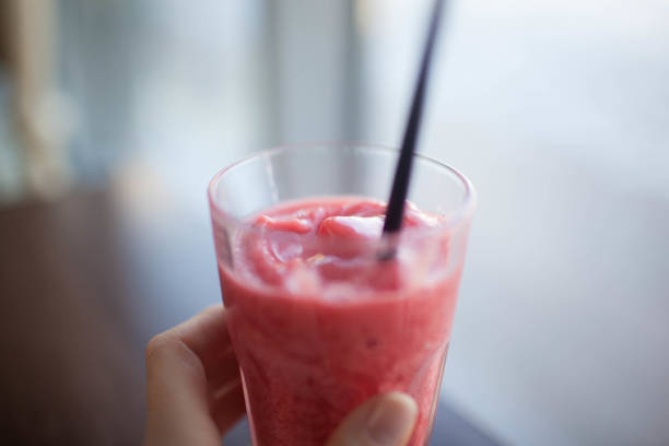 istock Well being and weight loss concept, berry smoothie. 923849280