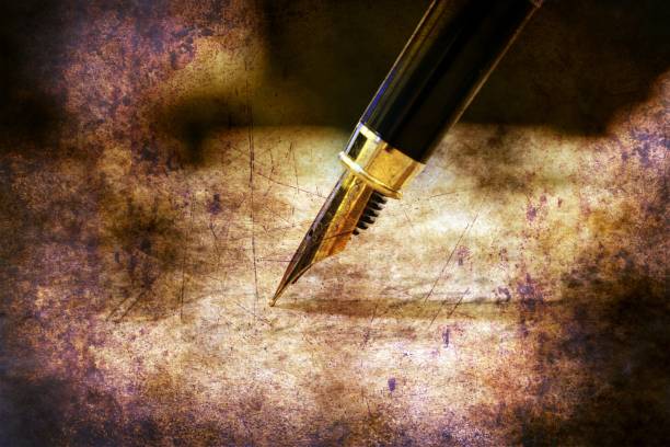 istock Fountain pen and old letter 923854858