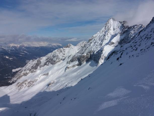 istock Winter in Italy - view from Presena Pass 923858956