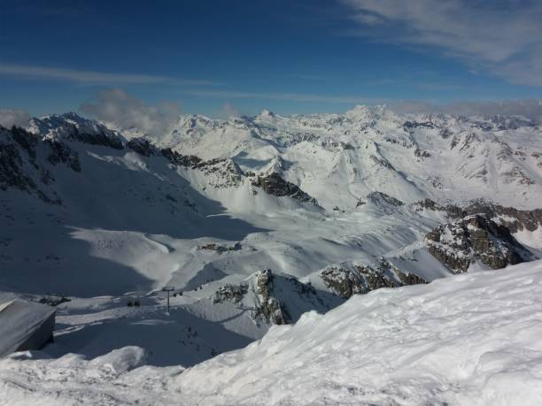 istock Winter in Italy - view from Presena Pass 923858976