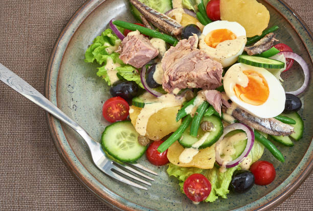 istock Salad Nicoise for a healthy eat. 923863304