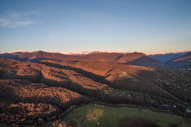 istock landscape with heights with mountain views and vivid sunse 923866250