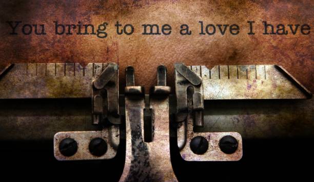 istock Love letter on typewriter grunge concept 923880770