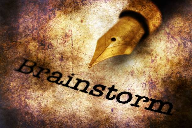 istock Brainstorm text and fountain pen grunge concept 923880776