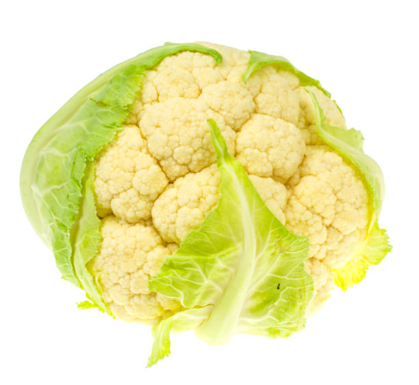 istock Healthy and diet nutrition. Bio cauliflower on white background 923884428