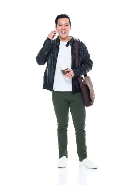 istock Handsome Korean male holding phone and documents 923884724