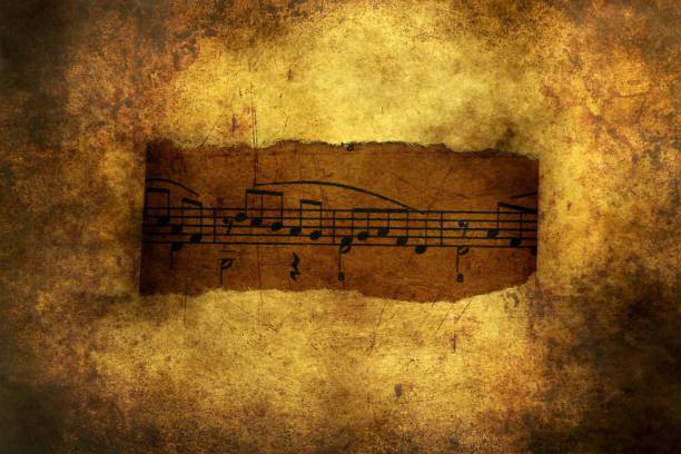 istock Music sheet grunge concept 923897370