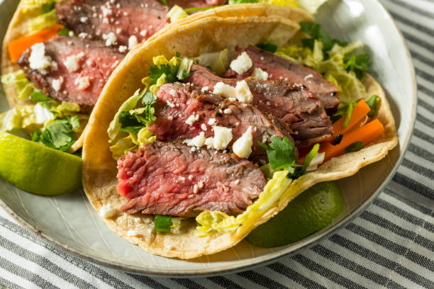 istock Homemade Korean Steak Tacos 923898146