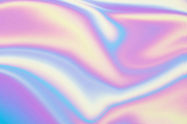 Holographic neon background. Wallpaper stock photo