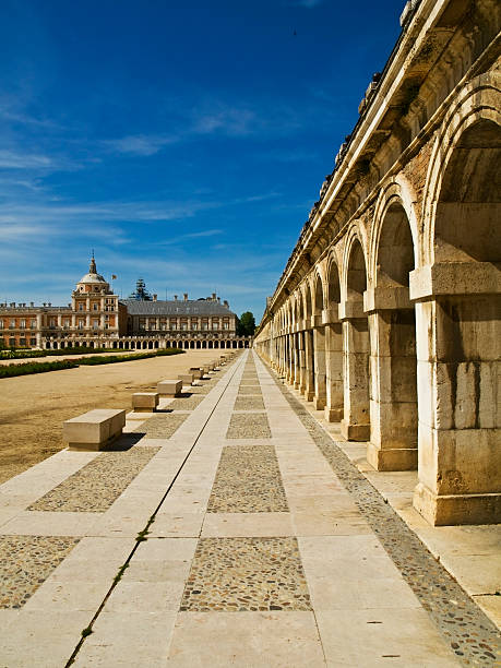 Royal Palace of Aranjuez stock photo