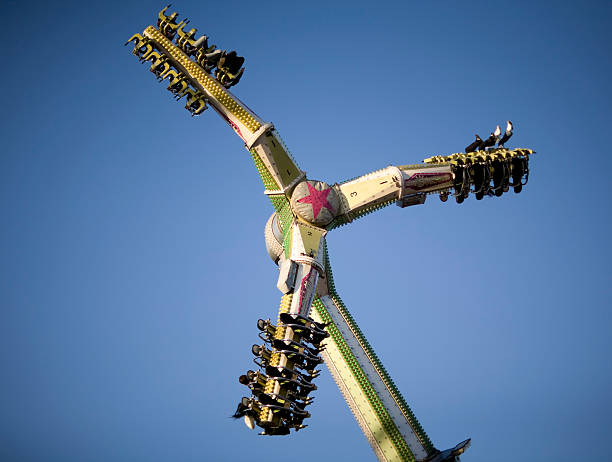 Amusement park stock photo