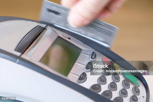 Swiping Credit Card Stock Photo - Download Image Now - Blurred Motion, Buying, Close-up