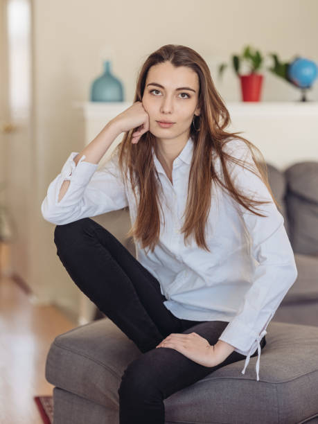 istock Young woman serious mood 923971656