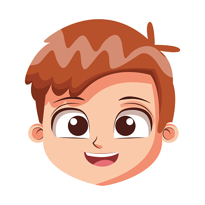 Cute Boy Face Cartoon Stock Illustration - Download Image Now - Baby -  Human Age, Boys, Cartoon - iStock