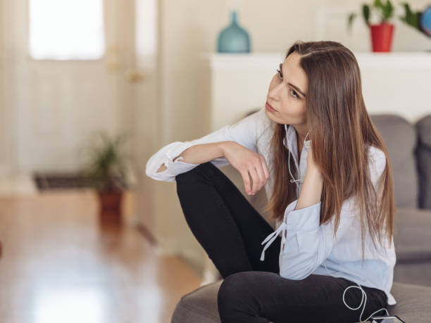 istock Young woman serious mood 923974250