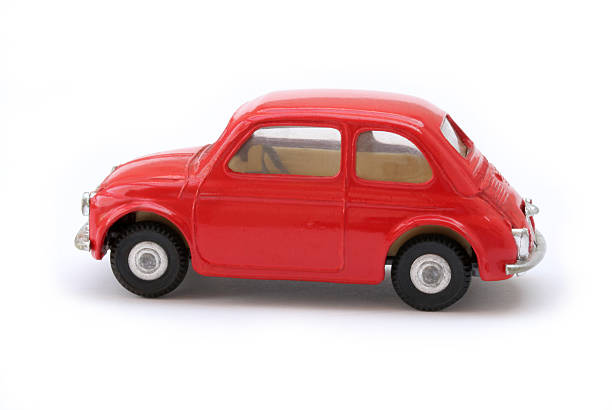 istock Retro Model Mini Fiat Car 92397450