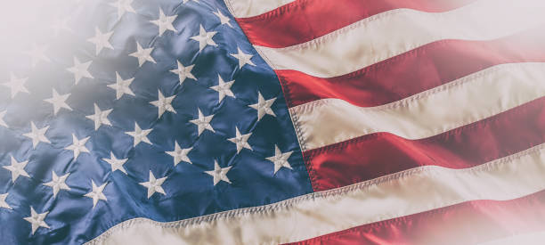 USA flag. American flag. American flag blowing in the wind USA flag. American flag. American flag blowing in the wind. american flag photos stock pictures, royalty-free photos & images