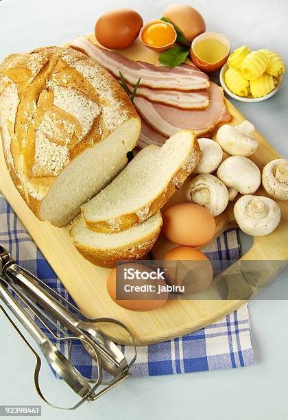 Foto de Ingredientes Para O Cafédamanhã e mais fotos de stock de Alimentação Saudável - Alimentação Saudável, Almoço, Bacon