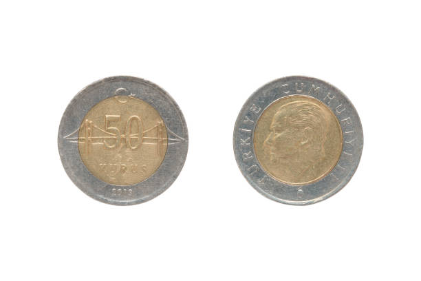 istock Fifty Turkish kurush coin 923984906