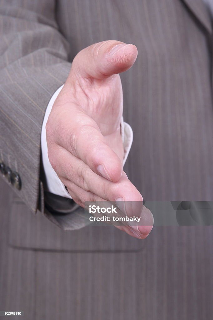 Pollice su gesto, un uomo d'affari di dettaglio - Foto stock royalty-free di Abbigliamento da lavoro