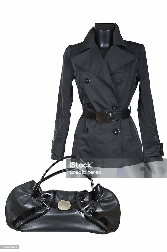 Weibliche Jacke und Tasche - Lizenzfrei Anzug Stock-Foto