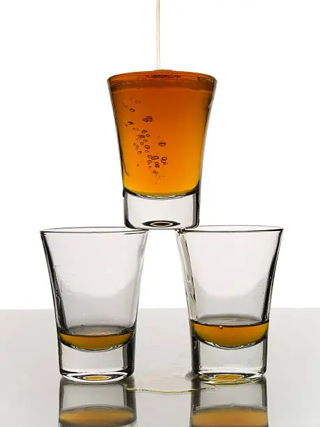 Photo of Three shots of whiskey