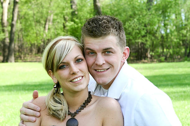istock Newly Engaged Young Couple 92399415